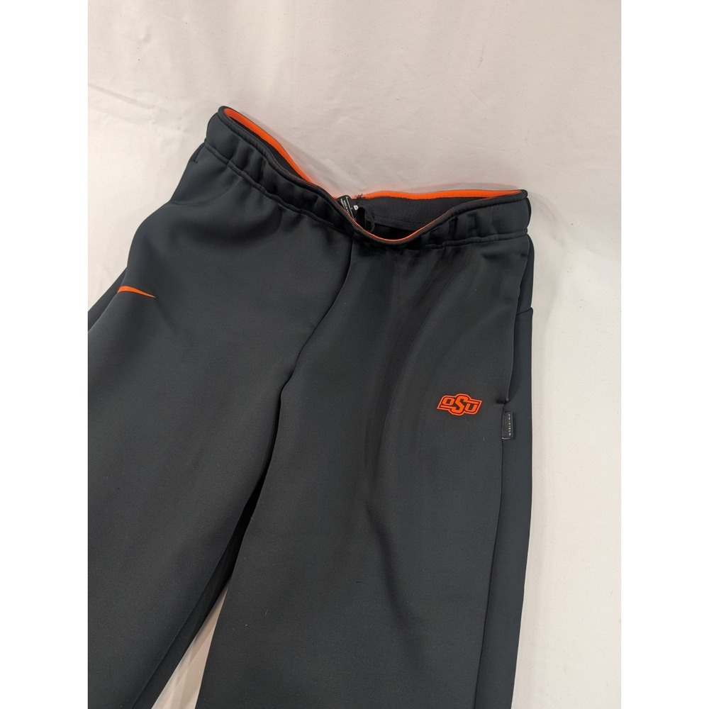 Nike Dri Fit Oklahoma State On Field Warm Up Heavy Small Black Pants Neoprene